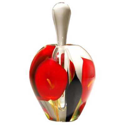 Mini Round Perfume Holder - 4.25"H × 2.25"D