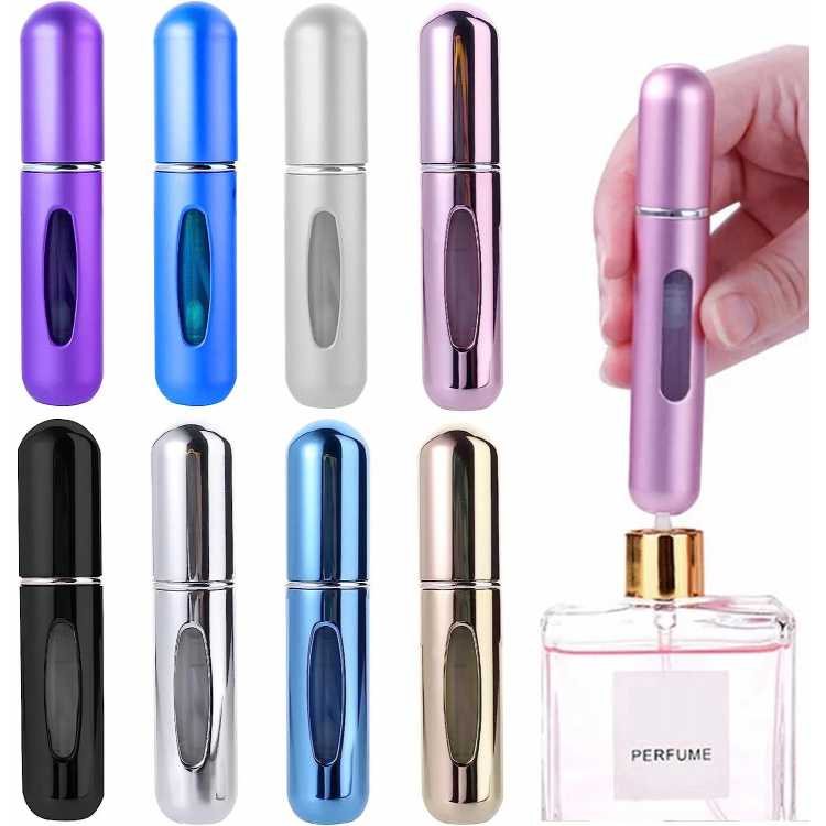 Refillable Mini Perfume Bottle Portable Cosmetic Bottle Spray Bottle Atomizer Spray Container Travel Refillable Bottles 8ml /5ml