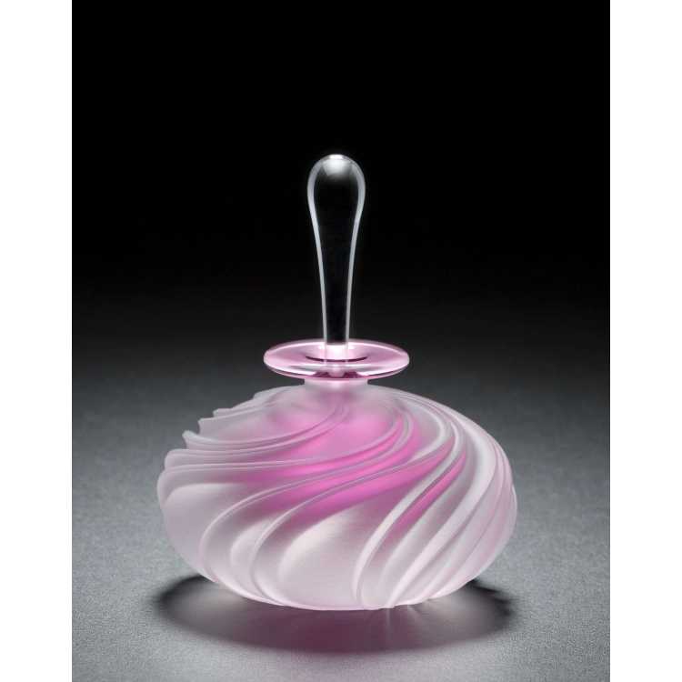 Magenta Mini Swirl Perfume Bottle