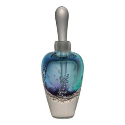 Blue Multicolor Slender Glass Perfume Bottle - Mini Size