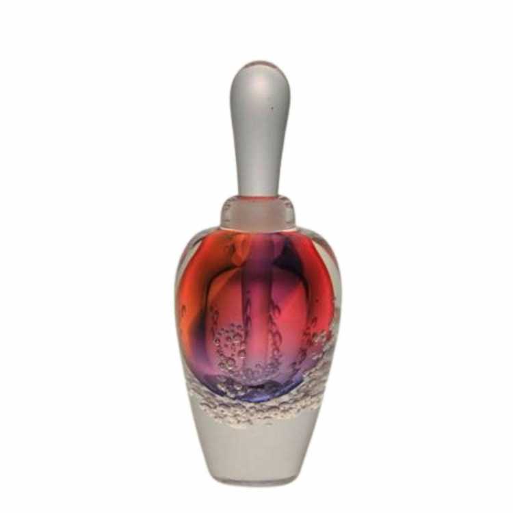 Red Multicolor Slender Perfume Holder - Miniature Size