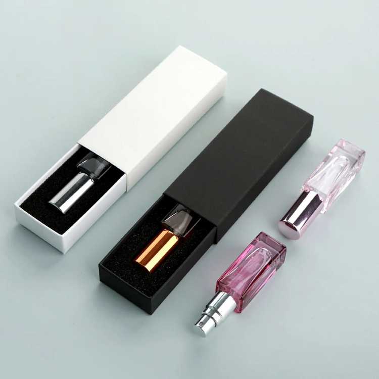 20PCS 5ml Perfume Spray Bottle Empty Glass Atomizer Travel Cosmetic Bottle Sample Vials Refillable with box