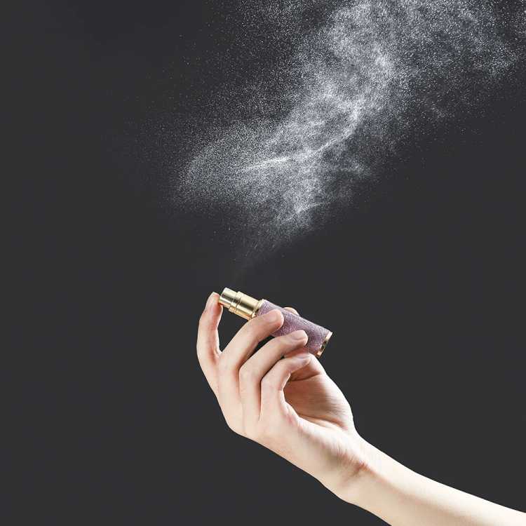 5ml Leather Perfume Atomizer Portable Liquid Cosmetics Containers Traveling Mini Perfume Refillable Bottles Empty Spray