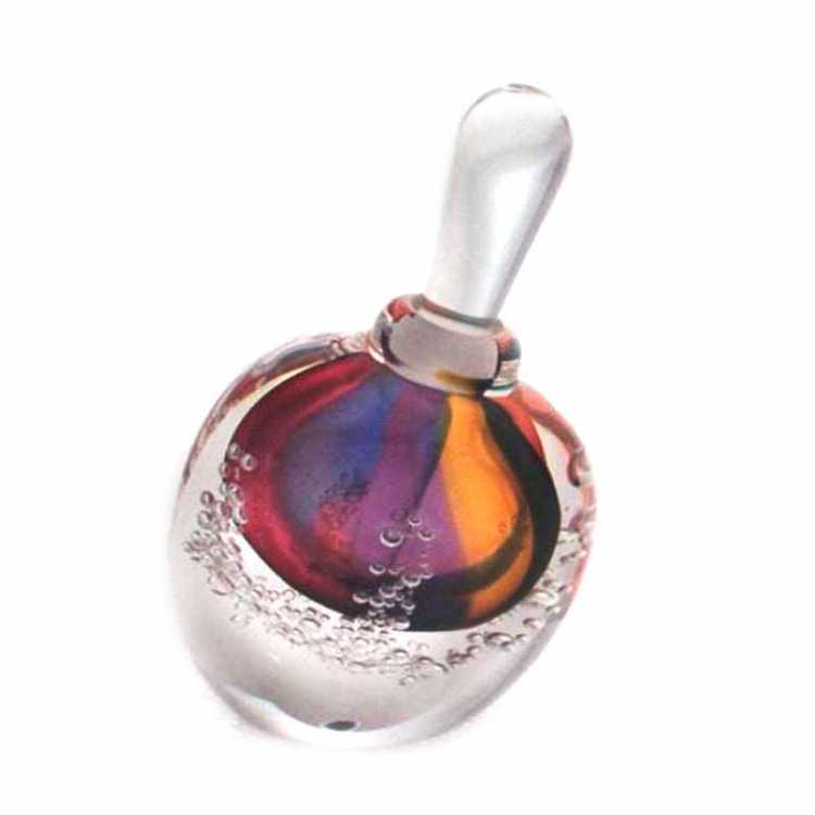 Sea Foam Colored Art Perfume Bottle